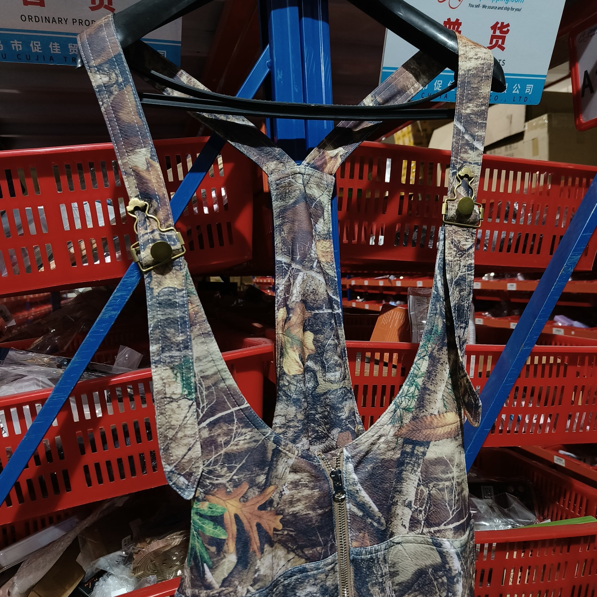 Y2K Zipper Denim Overalls With Pockets Fashion Loose.